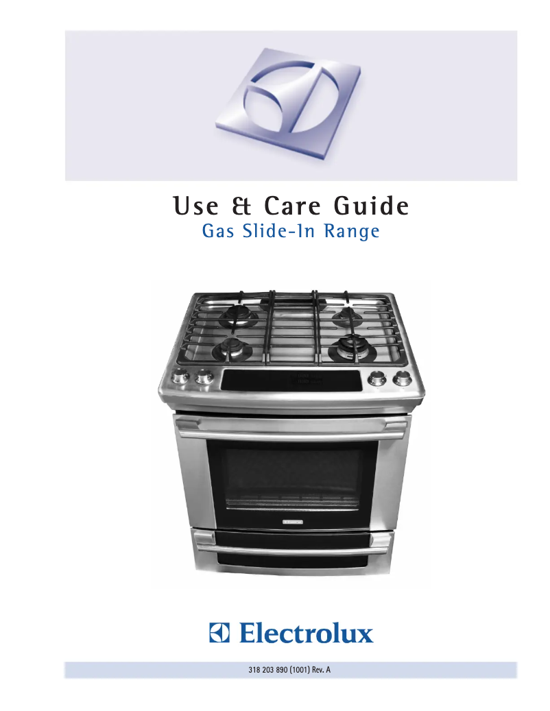 Page n°1 - Manuel utilisateur Electrolux EI30GS55LB