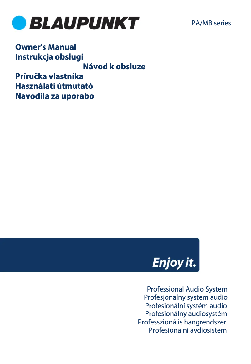 Imagen de la primera página del manual del dispositivo MB10