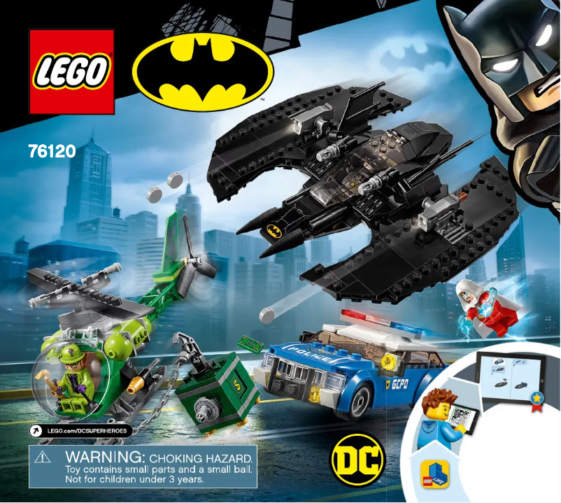 Page n°1 - Manuel utilisateur Lego Dc 76120