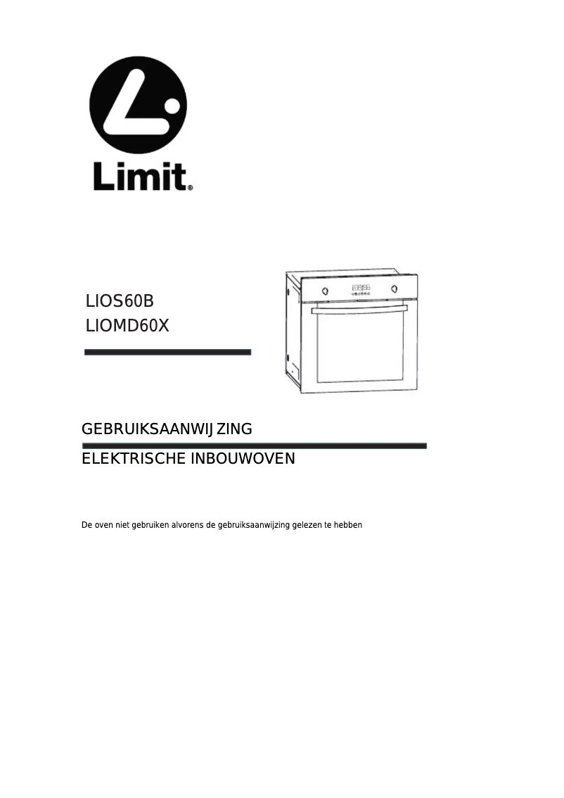 Page 1 de la notice Manuel utilisateur Limit LIOS60B