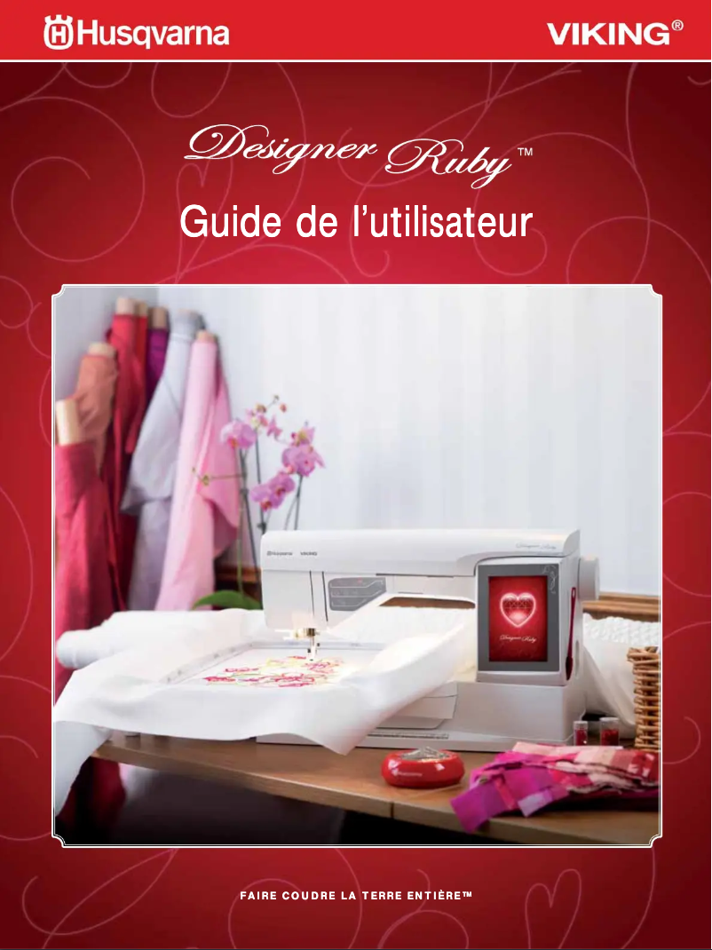 Page n°1 - Manuel utilisateur Husqvarna-Viking Designer Ruby