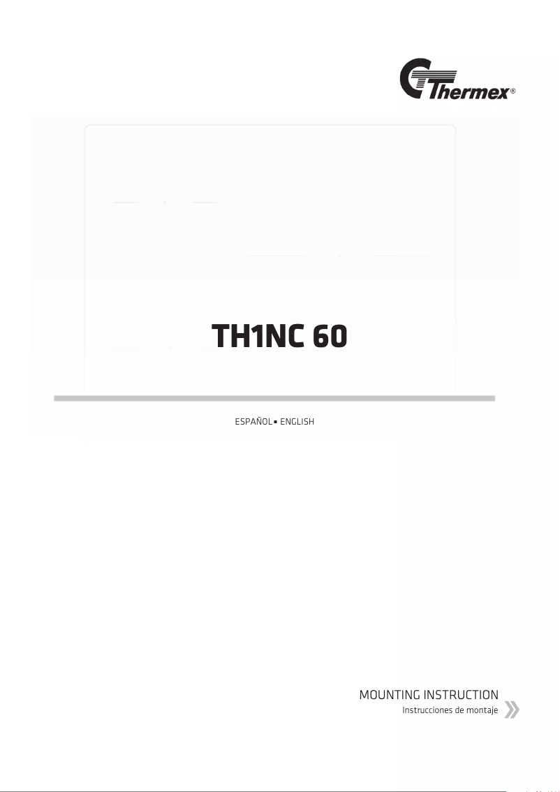 Page 1 de la notice Manuel utilisateur Thermex TH1NC 60