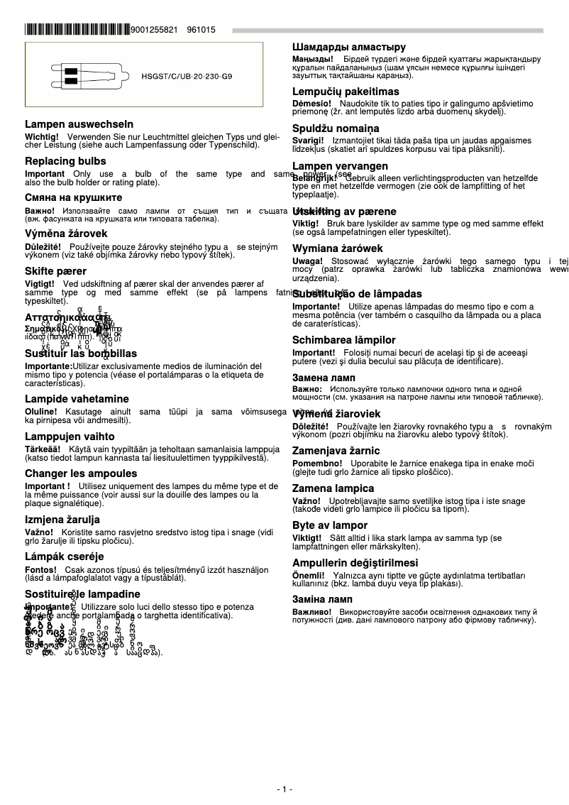 Page n°1 - Manuel utilisateur Constructa CD30636