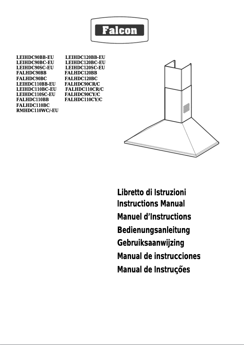 Page 1 de la notice Manuel utilisateur Falcon LEIHDC110BB-EU