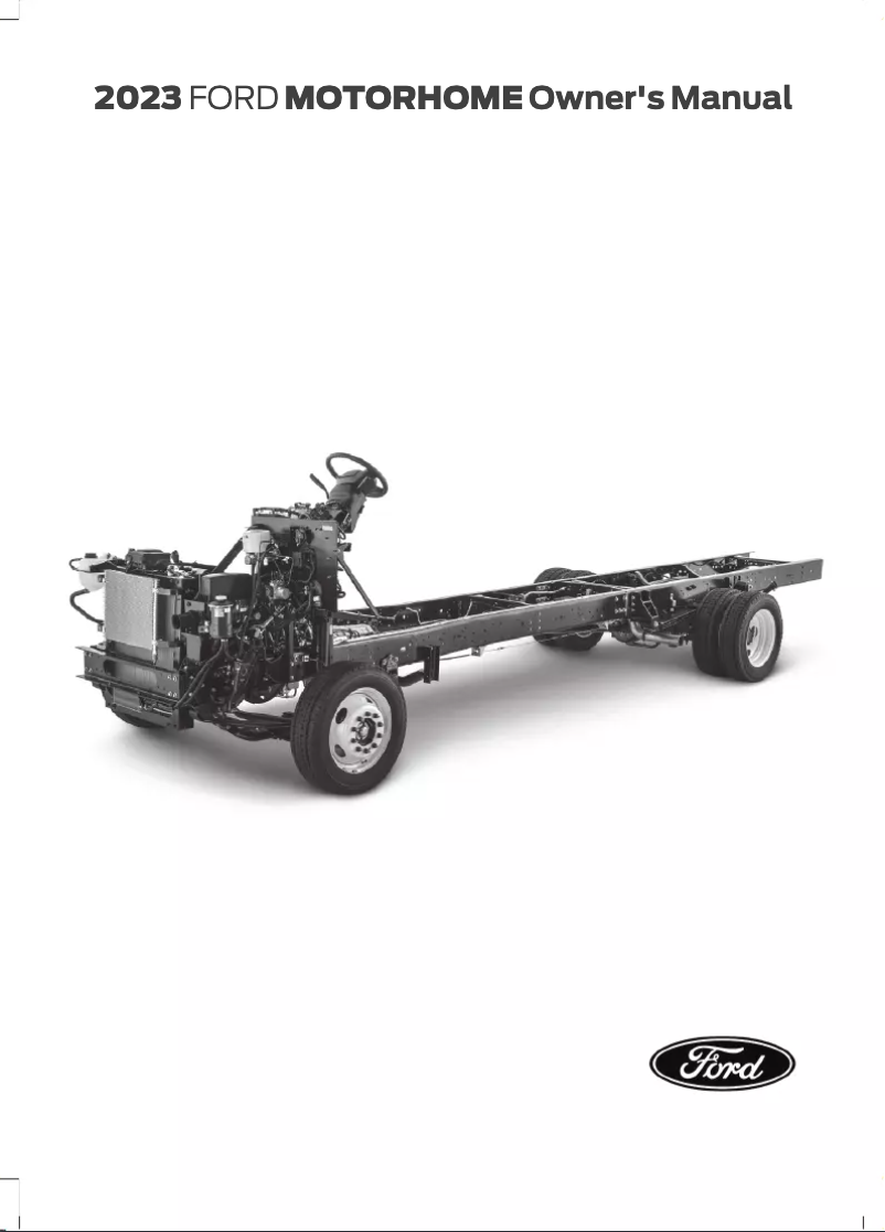 Page 1 de la notice Manuel utilisateur Ford F-59 Commercial Stripped Chassis (2023)