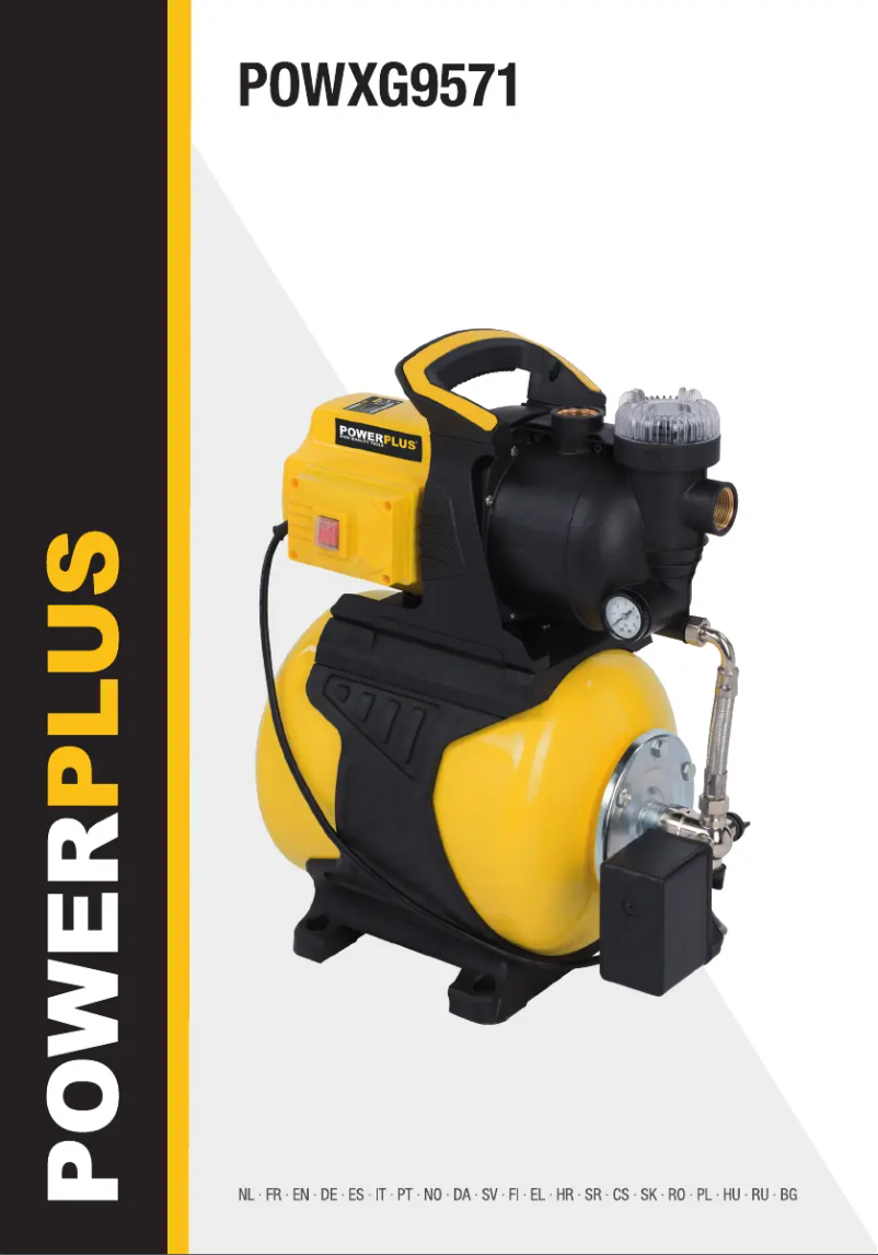 Page 1 de la notice Manuel utilisateur PowerPlus POWXG9571