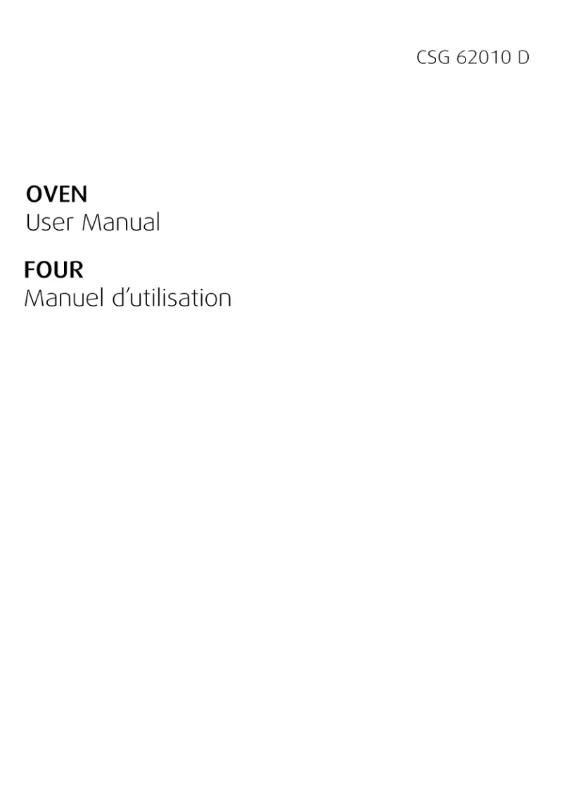 Page n°1 - Manuel utilisateur Beko CSG 62010 D