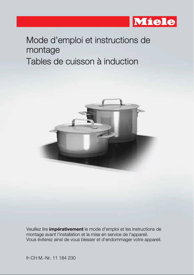 Image de la première page du manuel de l'appareil KM 7575 FR