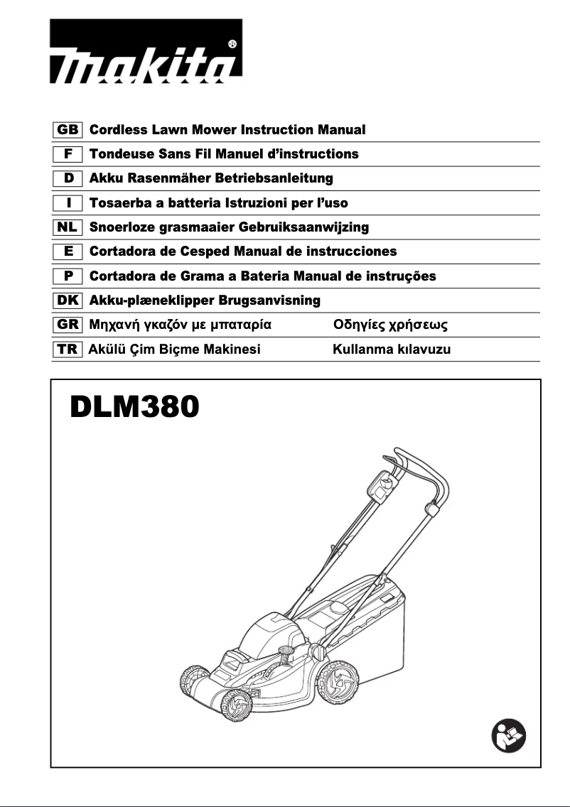 Page n°1 - Manuel utilisateur Makita DLM380