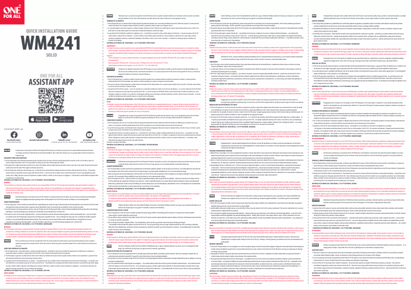 Image de la première page du manuel de l'appareil WM 4241