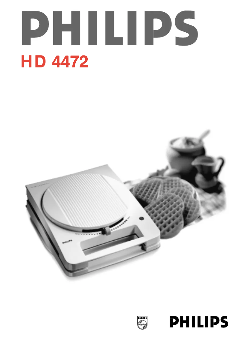 Image de la première page du manuel de l'appareil HD4472