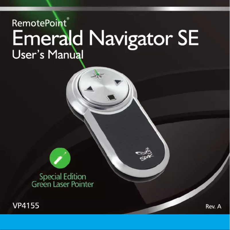 Image de la première page du manuel de l'appareil VP4155