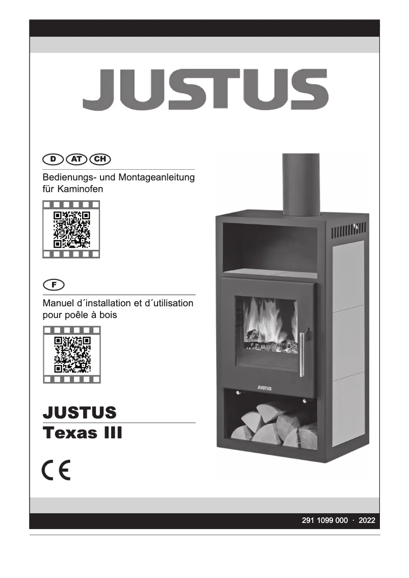 Page 1 de la notice Manuel utilisateur Justus Texas