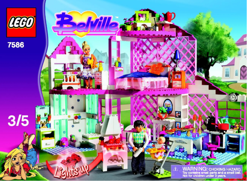 Page n°1 - Manuel utilisateur Lego Belville 7586