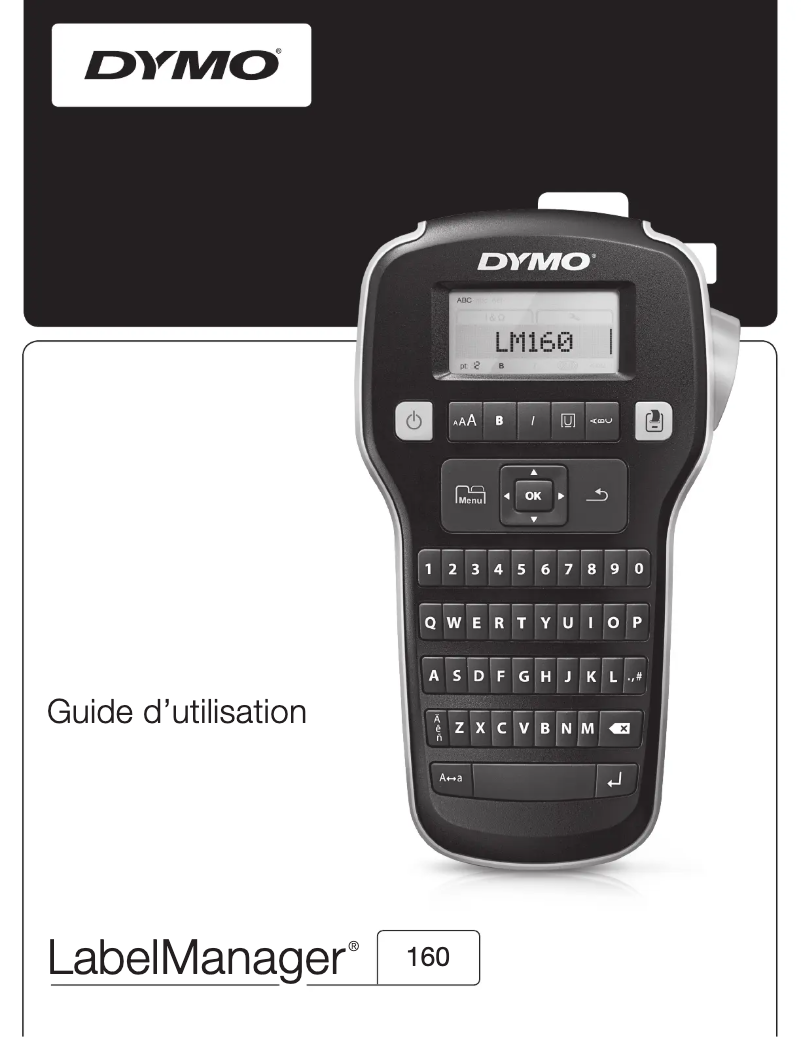 Page 1 de la notice Manuel utilisateur Dymo LabelManager 160