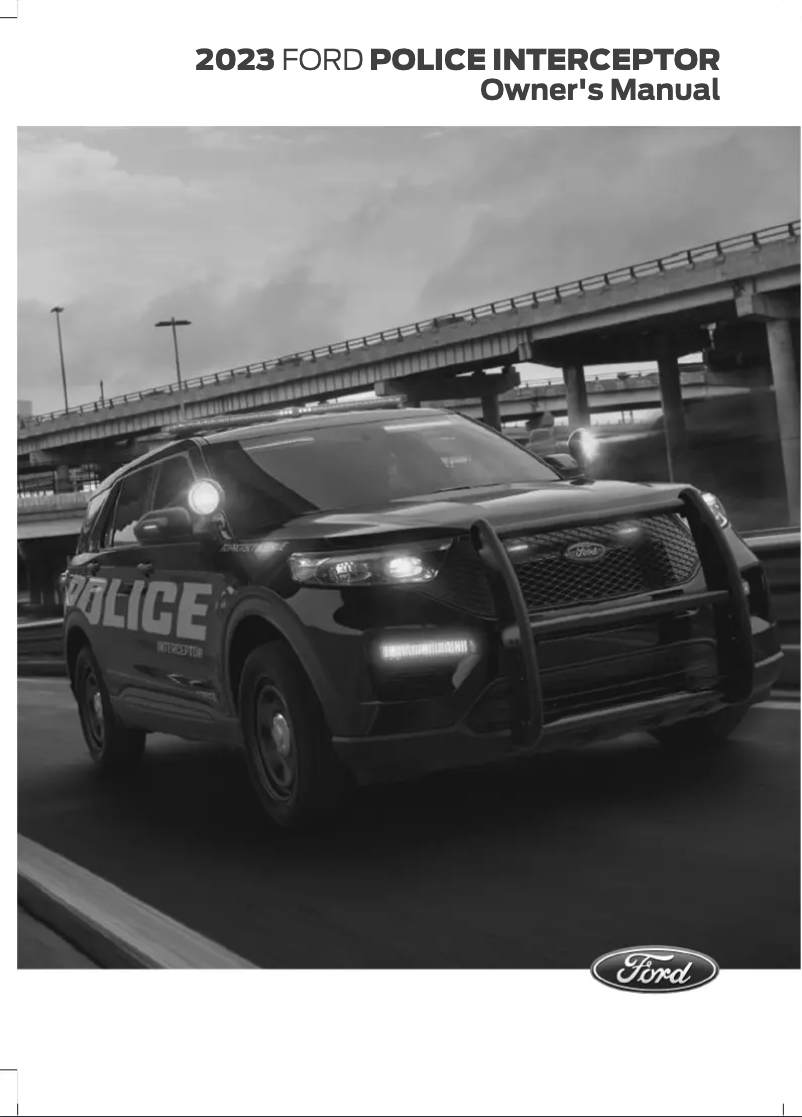 Page n°1 - Manuel utilisateur Ford Police Interceptor Utility (2023)
