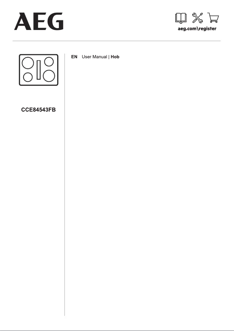 Page n°1 - Fiche technique AEG CDE84543FB