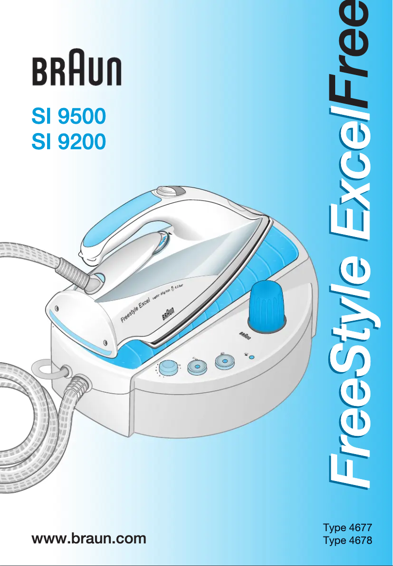 Page n°1 - Manuel utilisateur Braun FreeStyle Excel SI 9500