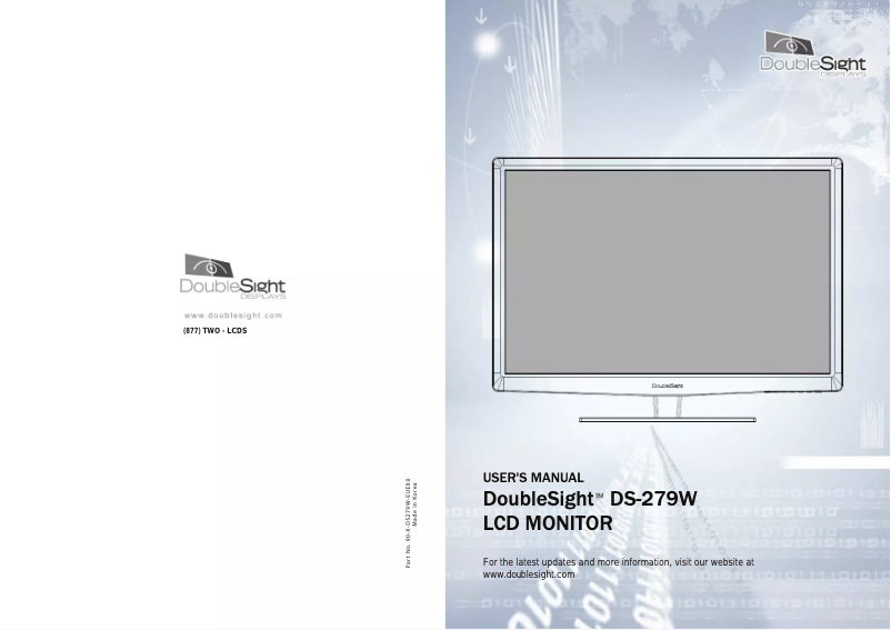 Page 1 de la notice Manuel utilisateur DoubleSight DS-279W