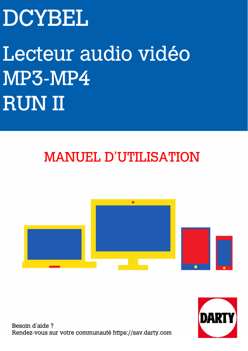 Page 1 de la notice Manuel utilisateur Dcybel Run II