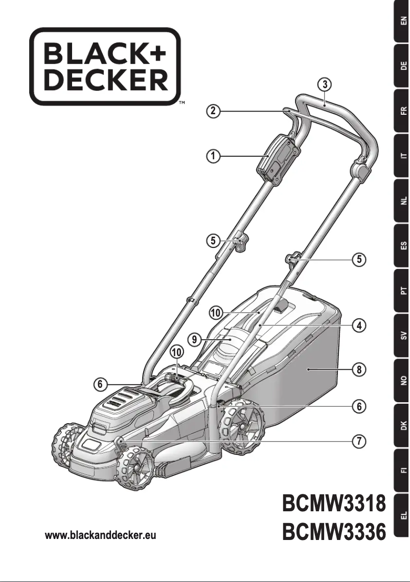 Page 1 de la notice Manuel utilisateur Black & Decker BCMW3336