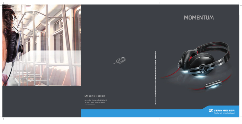 Página 1 del manual Folleto Sennheiser Momentum