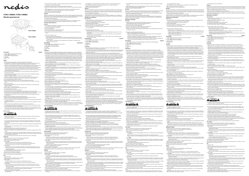 Page n°1 - Manuel utilisateur Nedis FCRA110EBK6