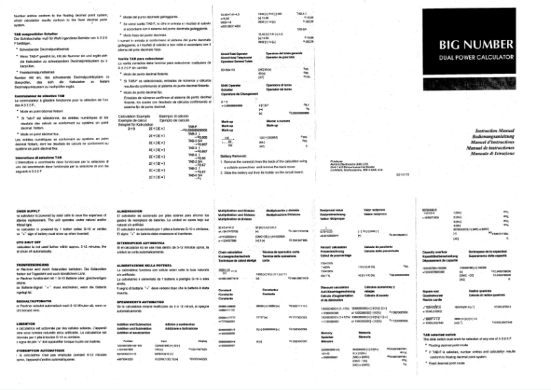 Page n°1 - Manuel utilisateur Aurora DT303