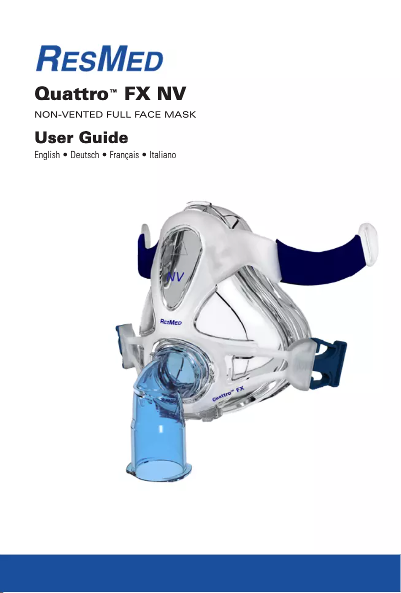 Page n°1 - Manuel utilisateur ResMed Quattro FX NV