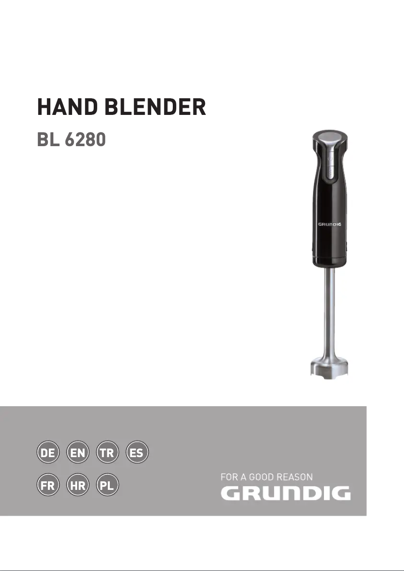 Image de la première page du manuel de l'appareil BL 6280