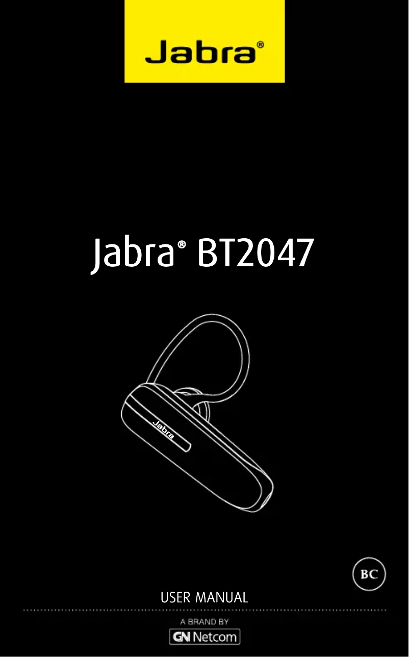 Página 1 del manual Manual de usuario Jabra BT 2046