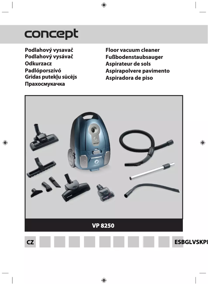 Page 1 de la notice Manuel utilisateur Concept VP8251