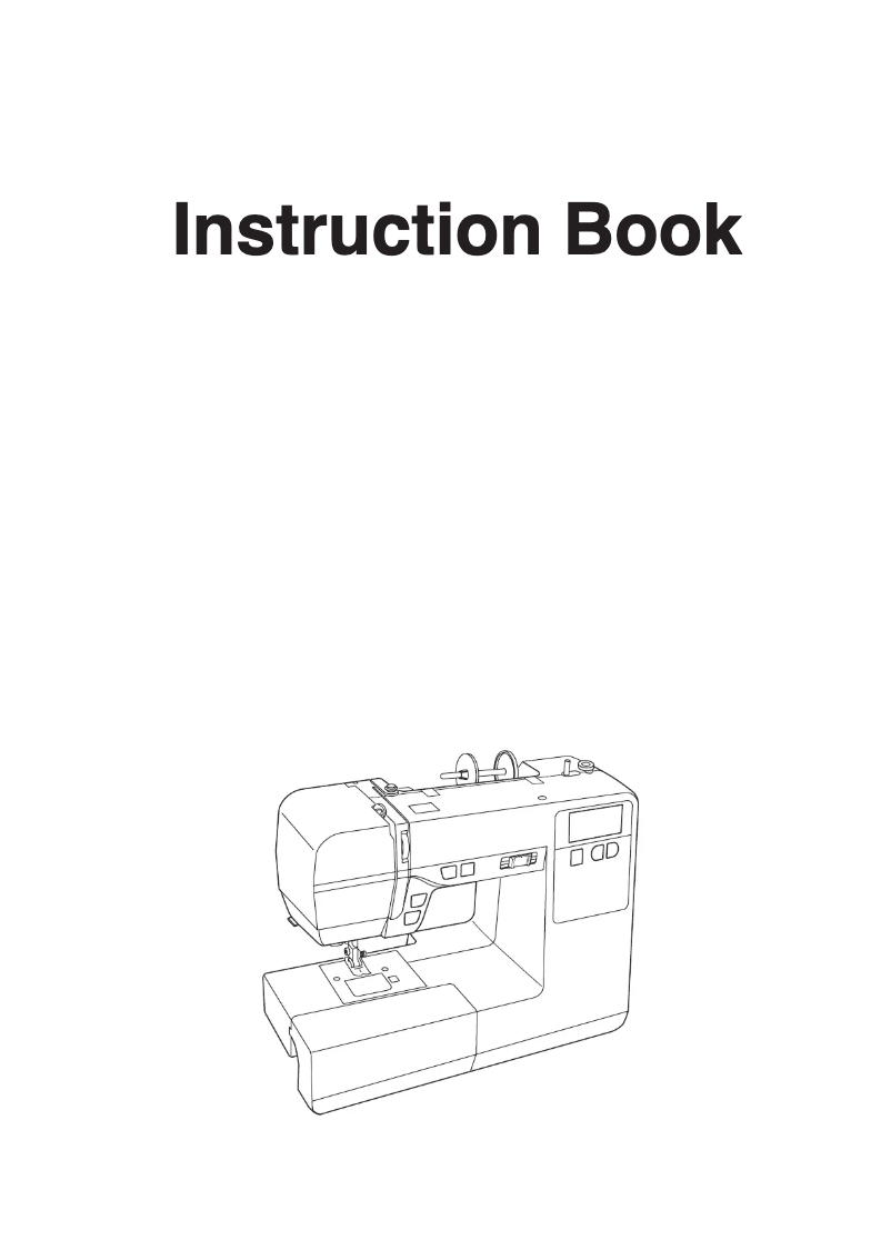 Page 1 de la notice Manuel utilisateur Janome MOD-100Q
