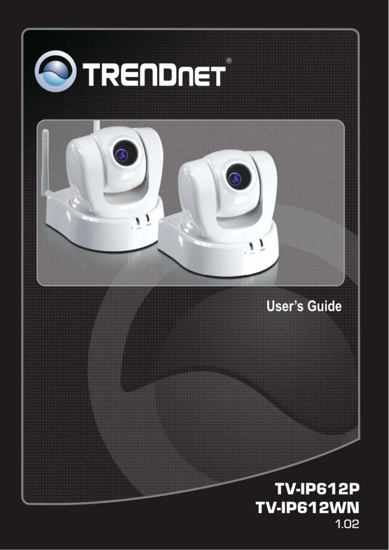 Page n°1 - Manuel d'utilisation et d'entretien TRENDnet TV-IP612WN