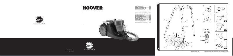 Page n°1 - Manuel utilisateur Hoover SP81_SP00011