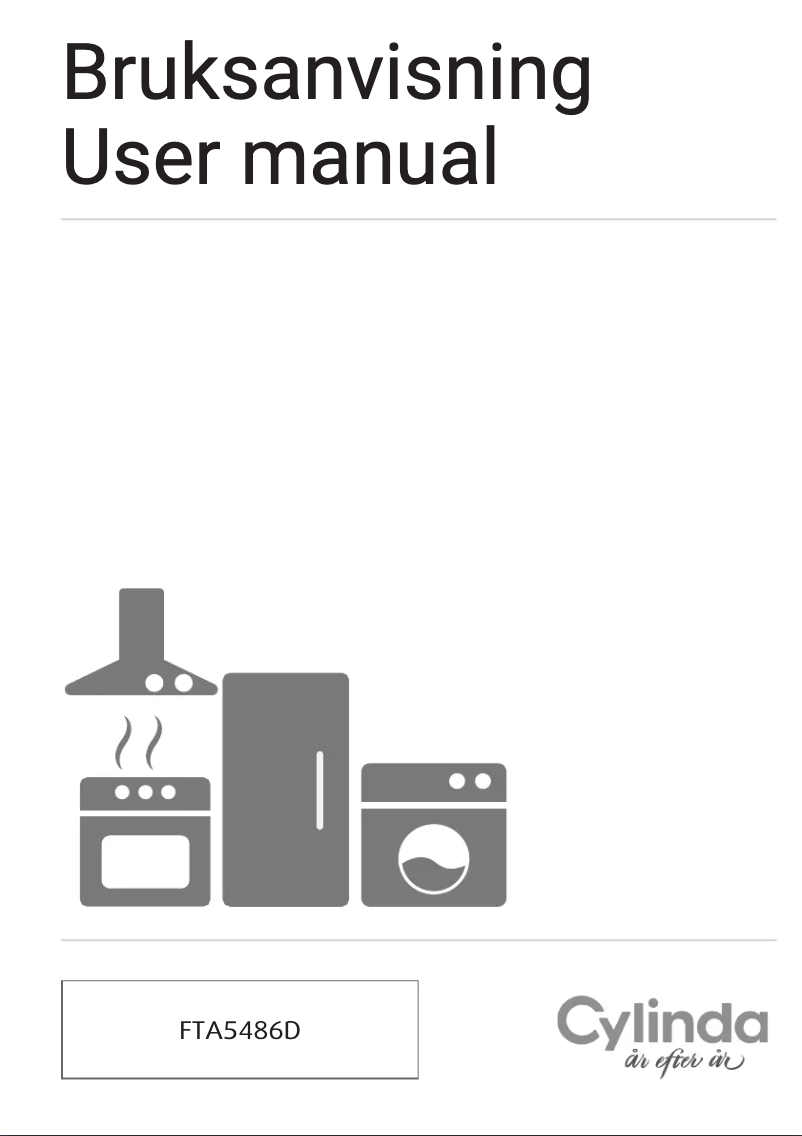 Page n°1 - Manuel utilisateur Cylinda FTA 5486 D
