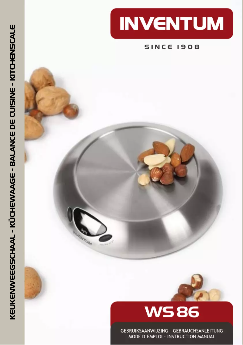 Page n°1 - Manuel utilisateur Inventum WS86