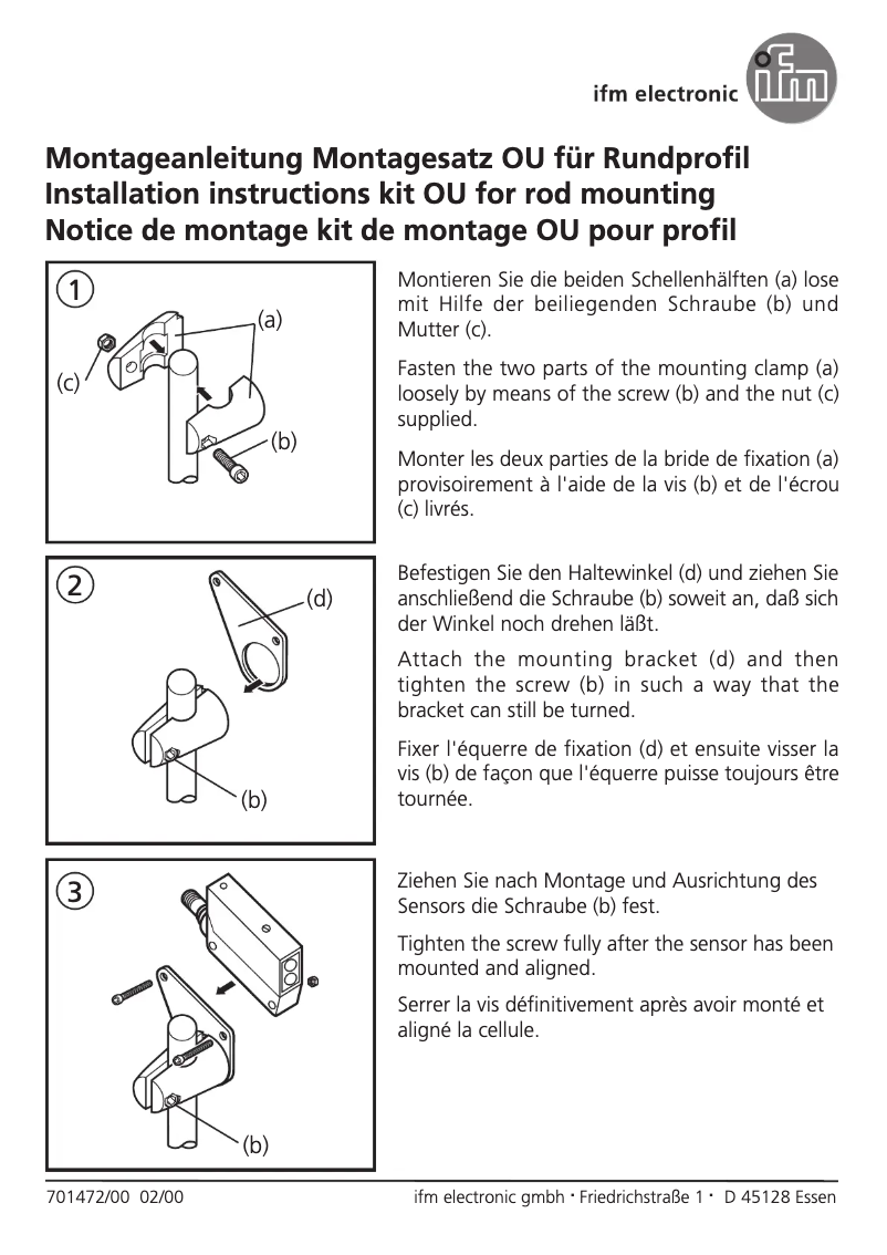 Page n°1 - Manuel utilisateur IFM E20885