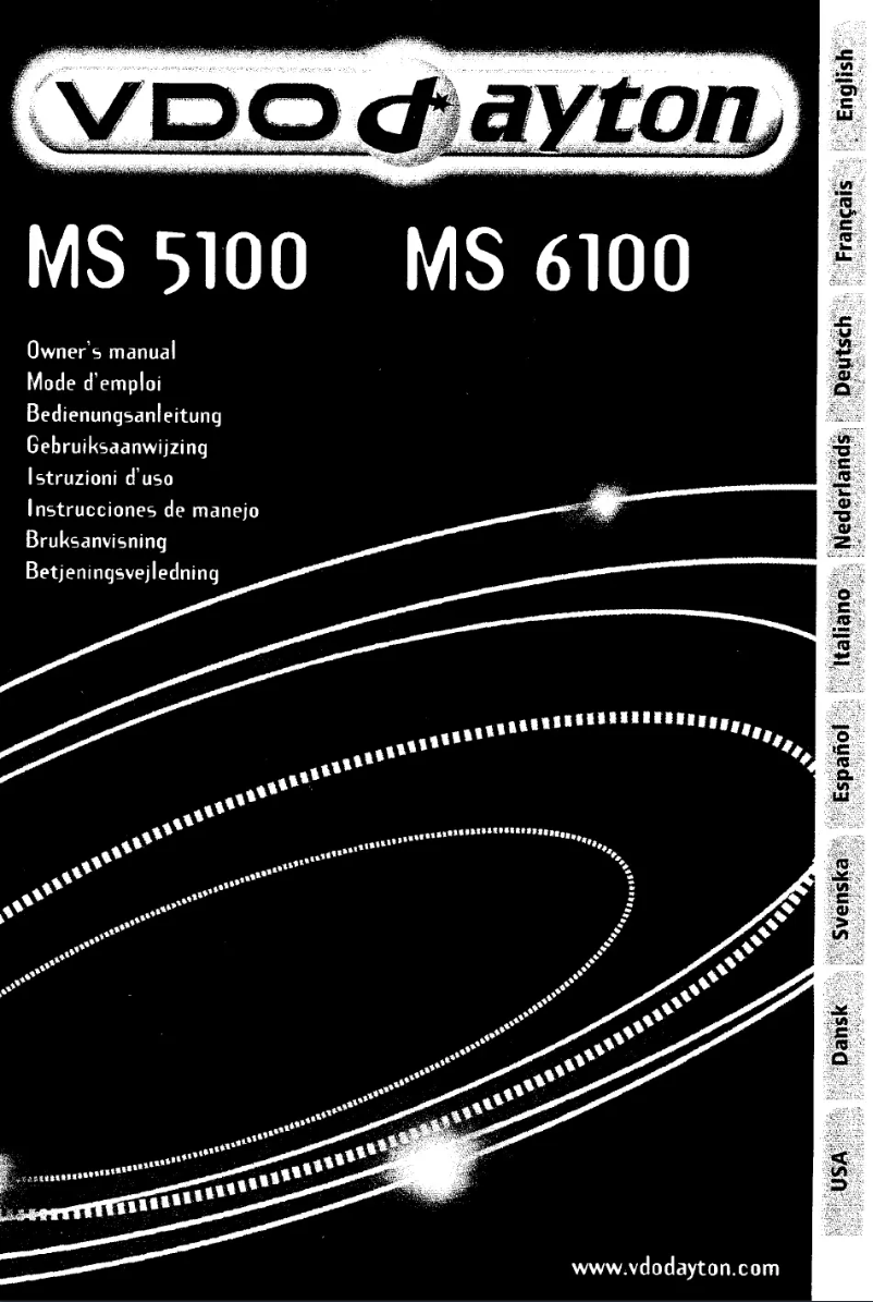 Image de la première page du manuel de l'appareil MS 5100