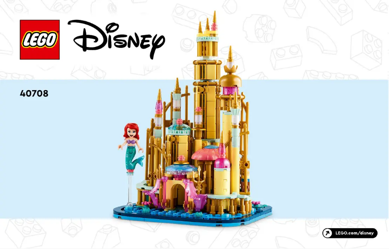 Page 1 de la notice Manuel utilisateur Lego Disney 40708