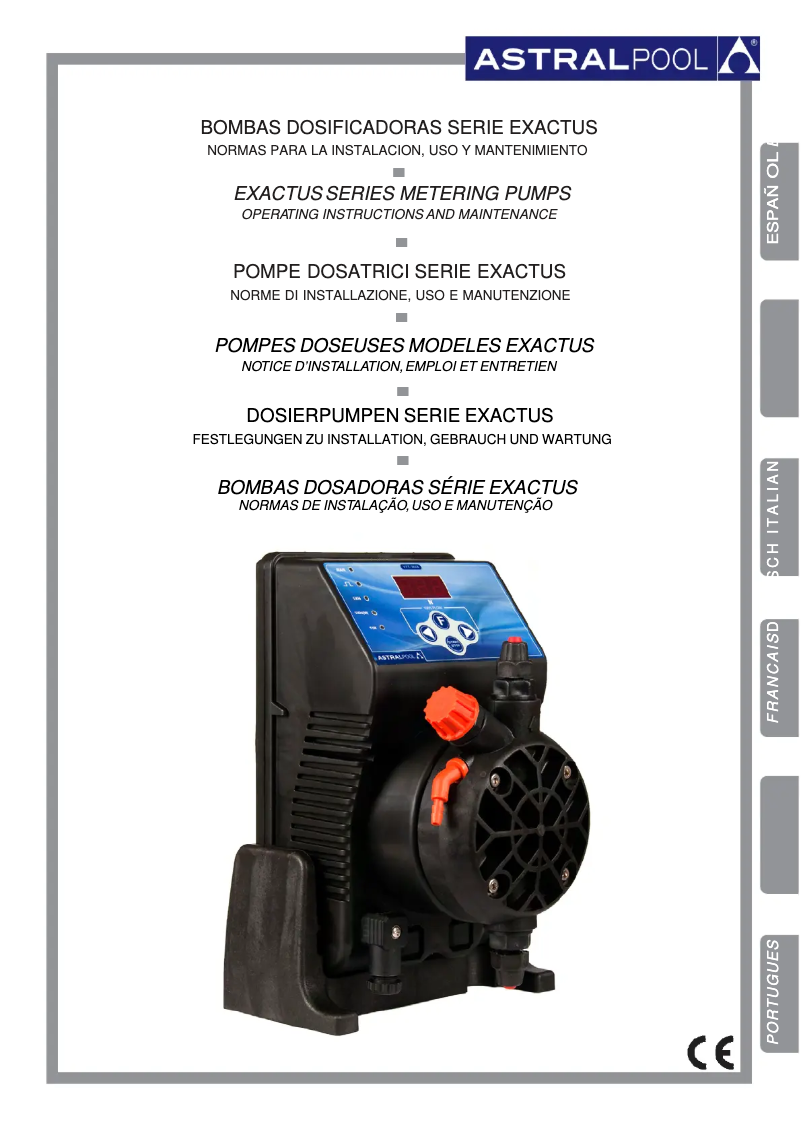 Page n°1 - Manuel utilisateur AstralPool 57159