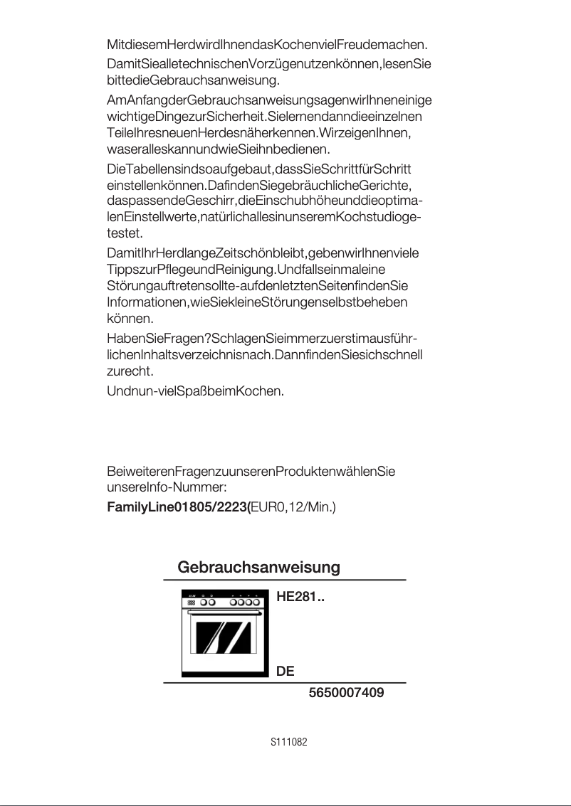Image de la première page du manuel de l'appareil HE28165