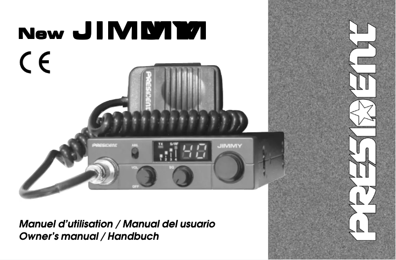 Image de la première page du manuel de l'appareil Jimmy