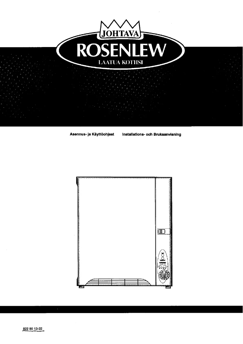 Page n°1 - Manuel utilisateur Rosenlew RTK108