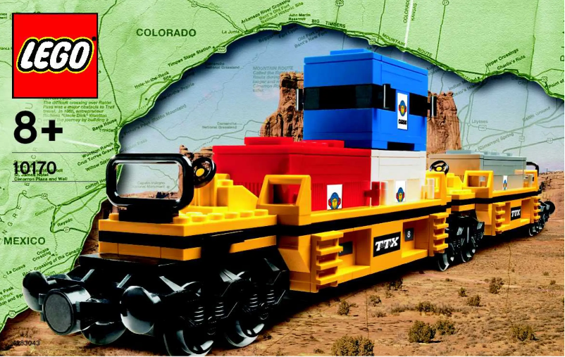 Page 1 de la notice Manuel utilisateur Lego TTX Intermodal Double-Stack Car