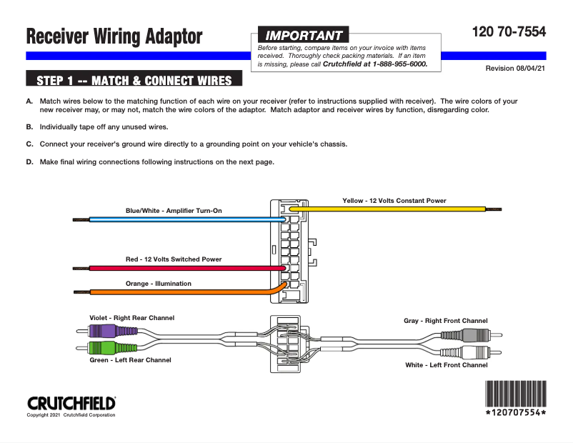 Page 1 de la notice Manuel utilisateur Metra 70-7554