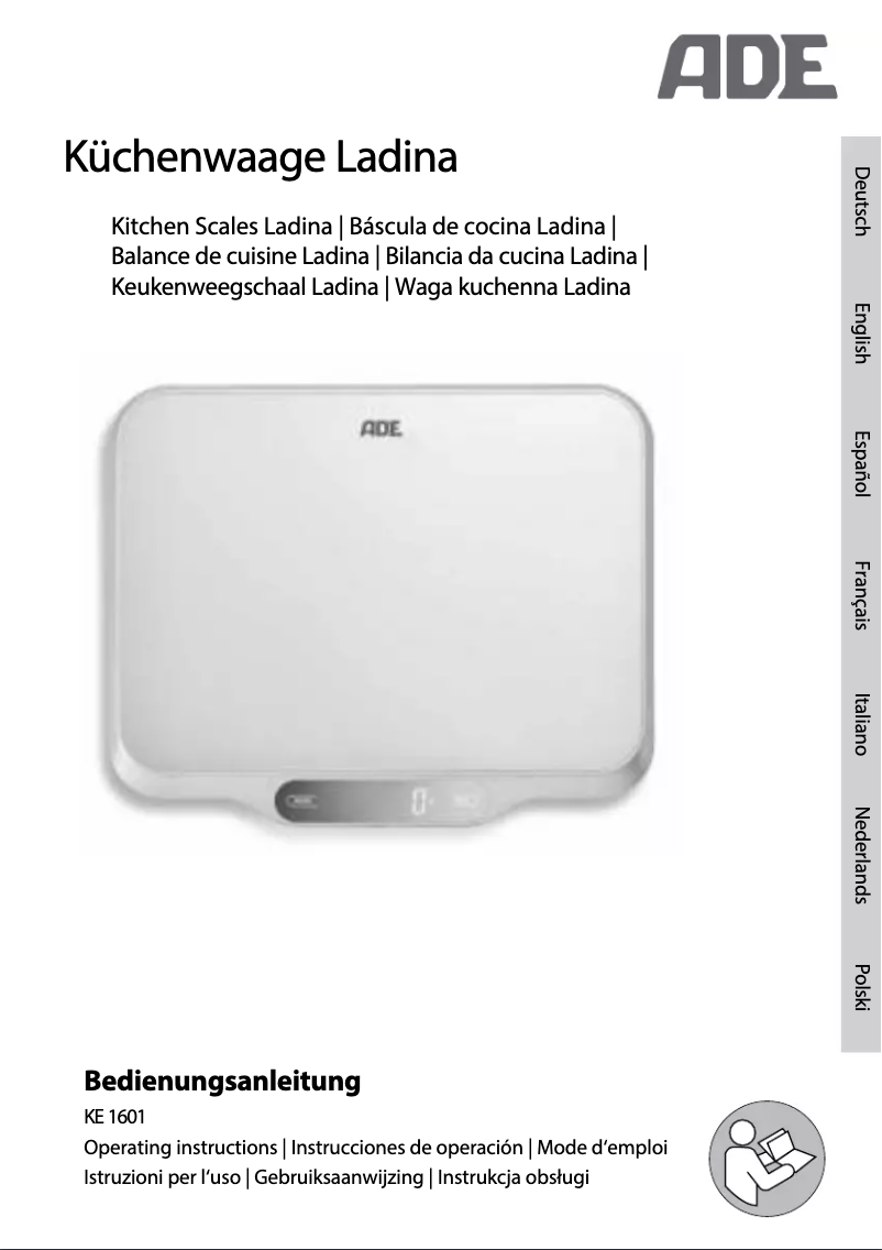 Image de la première page du manuel de l'appareil Ladina KE 1601