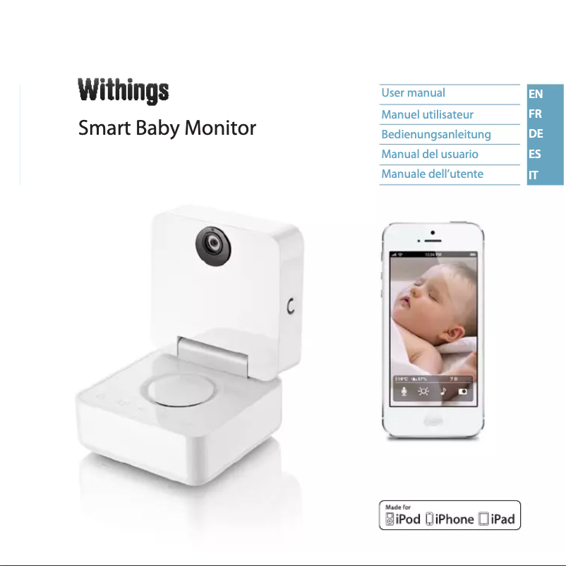 Image de la première page du manuel de l'appareil iPhone / iPad Smart Baby Monitor