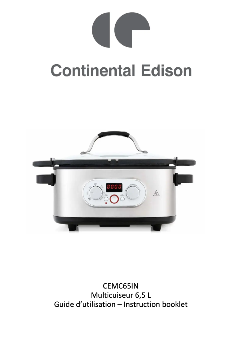 Image de la première page du manuel de l'appareil CEMC65IN