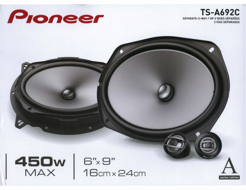 Page n°1 - Mode d'emploi Pioneer TS-A692C